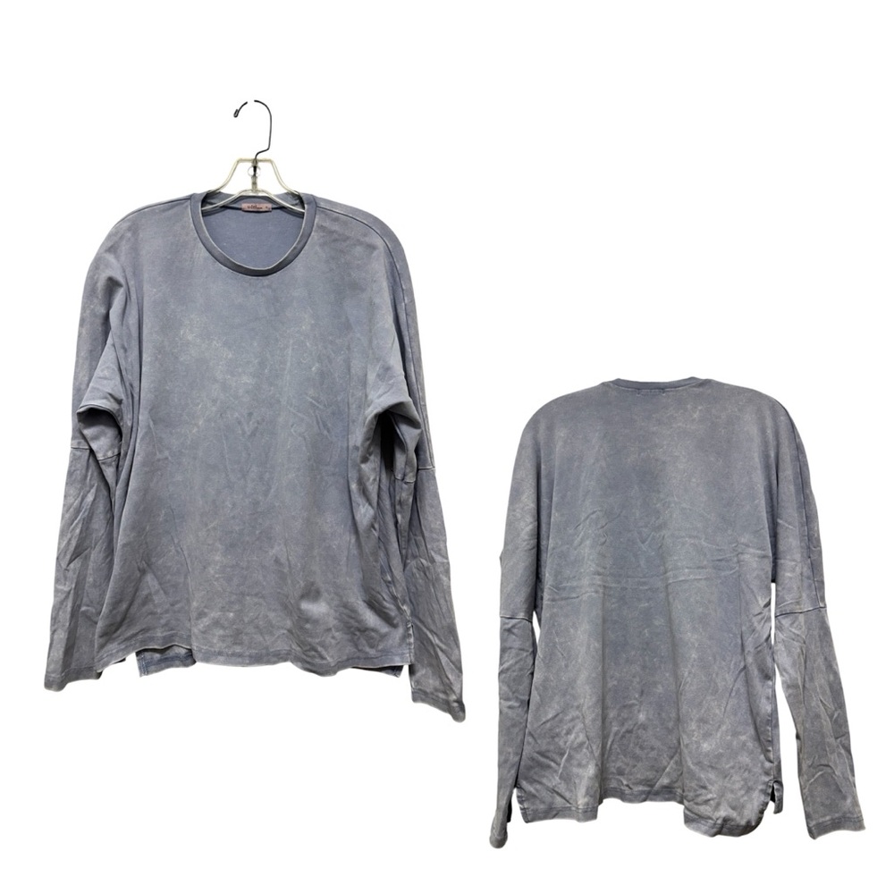 Old Navy Men's Washed Gray Long Sleeve Tee